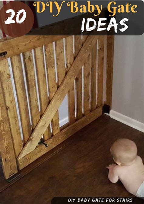 cover metal baby gate with fabric|diy pallet baby gates.